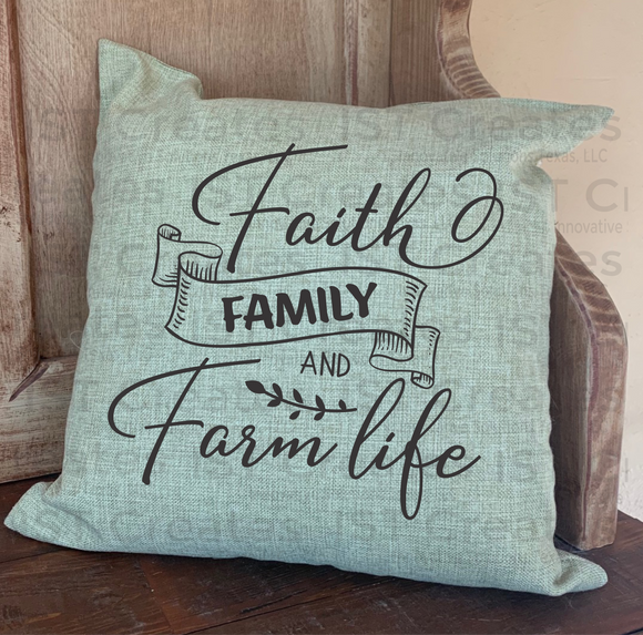 Faith Family Farm Life Sublimated 18