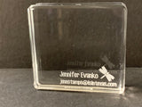 Acrylic "D" Block for Stamping