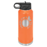 Laser Engraved 32 oz Stainless Steel Double Wall Water Bottle