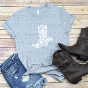 Lacy Boot T-shirt