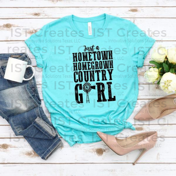 Hometown Homegrown Country Girl T-shirt