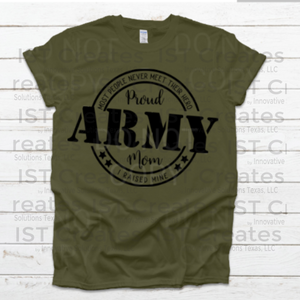 Proud Army Mom T-shirt